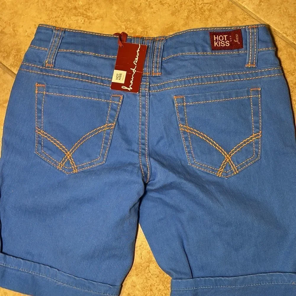 Junior denim shorts